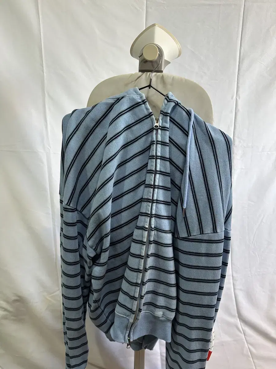 aeae Stripe Small Letter Hoodie Zip-Up #aeae,#aeae후드집업